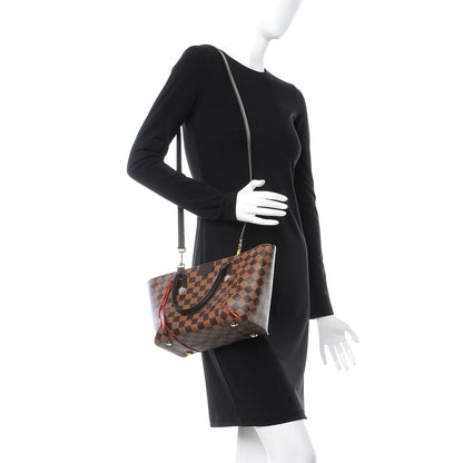 Louis Vuitton Damier Ebene Caissa Tote PM Cherry 2 of 7