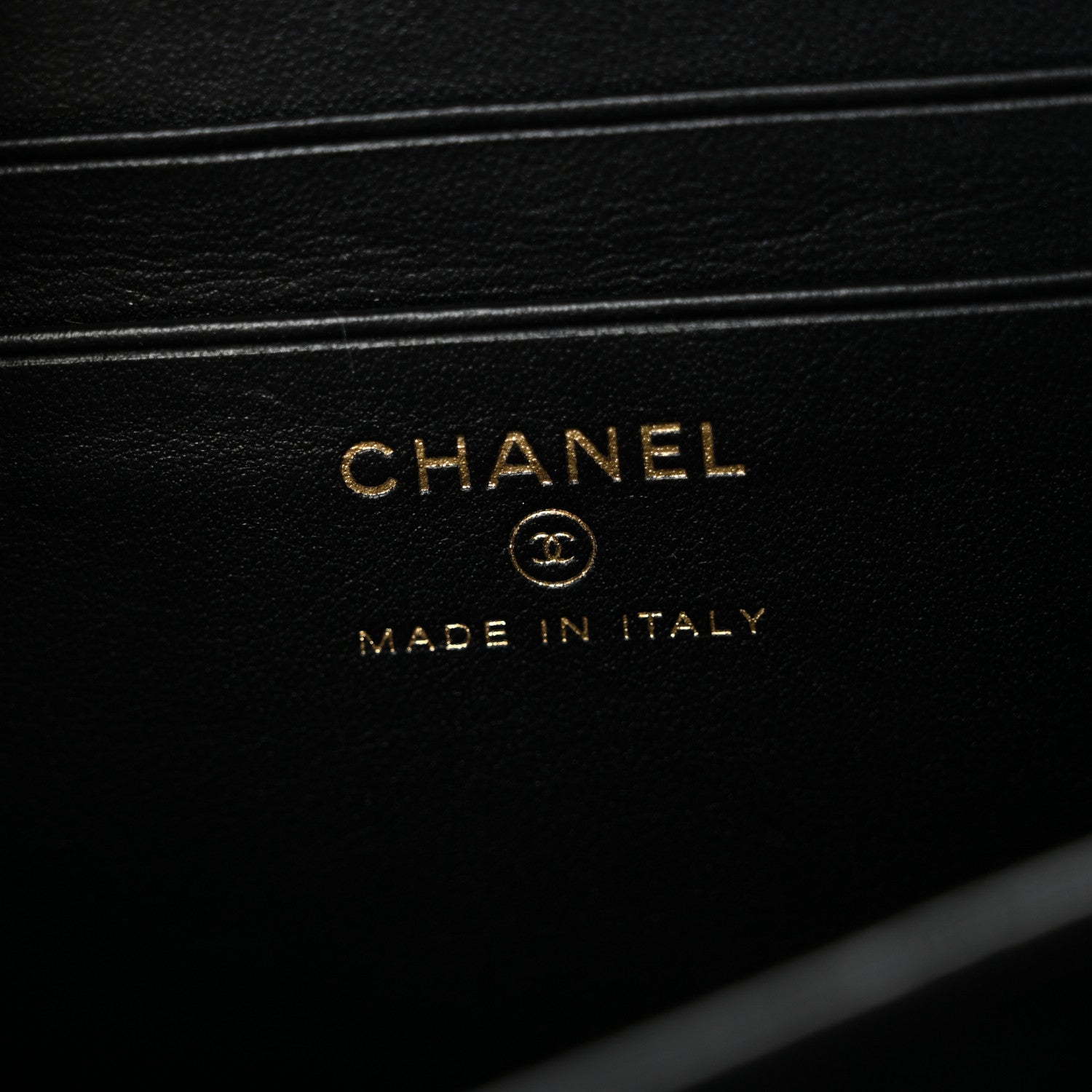 Chanel Caviar Quilted CC Filigree Vanity Clutch With Chain Black 6 of 10