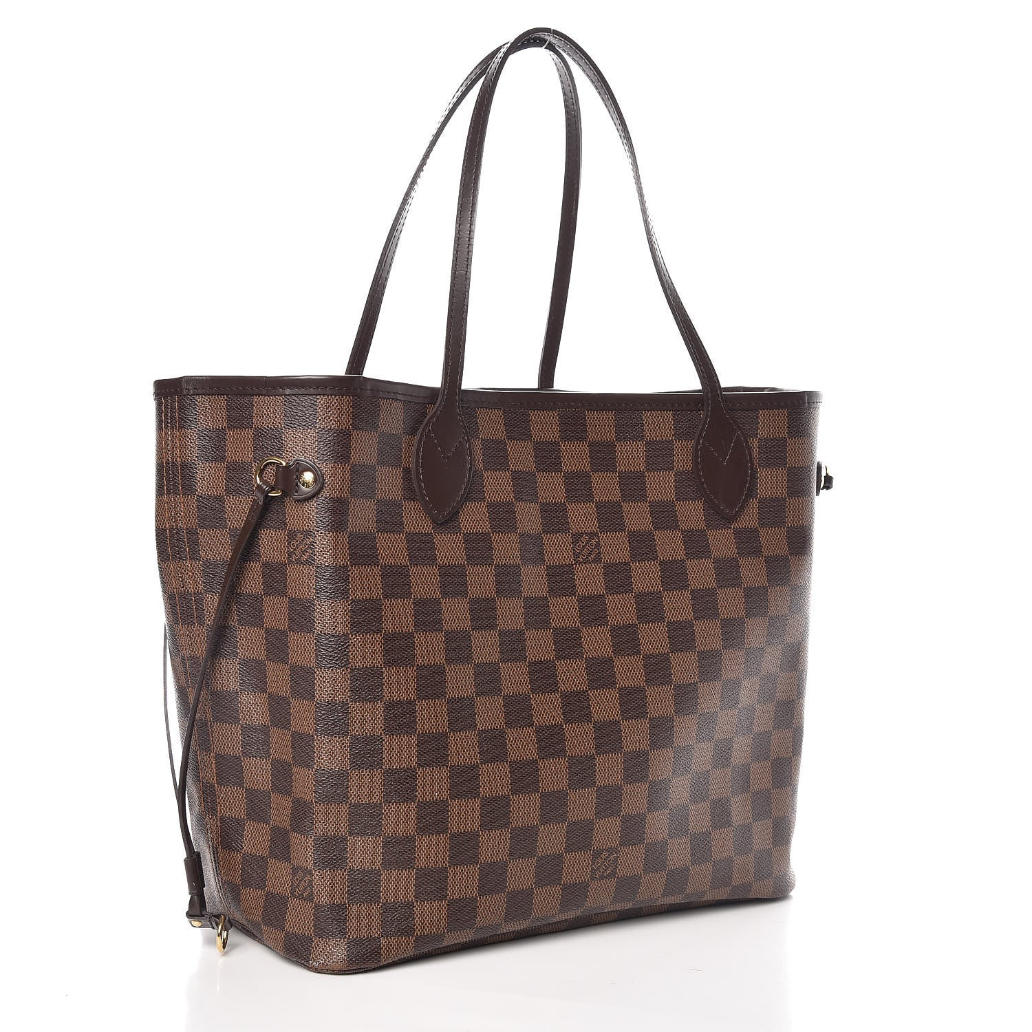 Louis Vuitton Damier Ebene Neo Neverfull MM Rose Ballerine 3 of 8