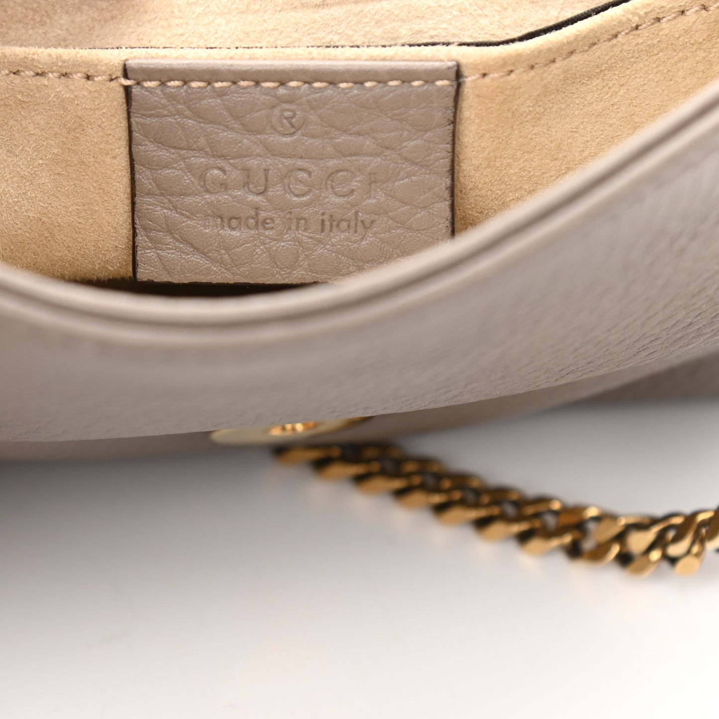 Pebbled Calfskin Small 1973 Chain Shoulder Bag Porcelain Rose