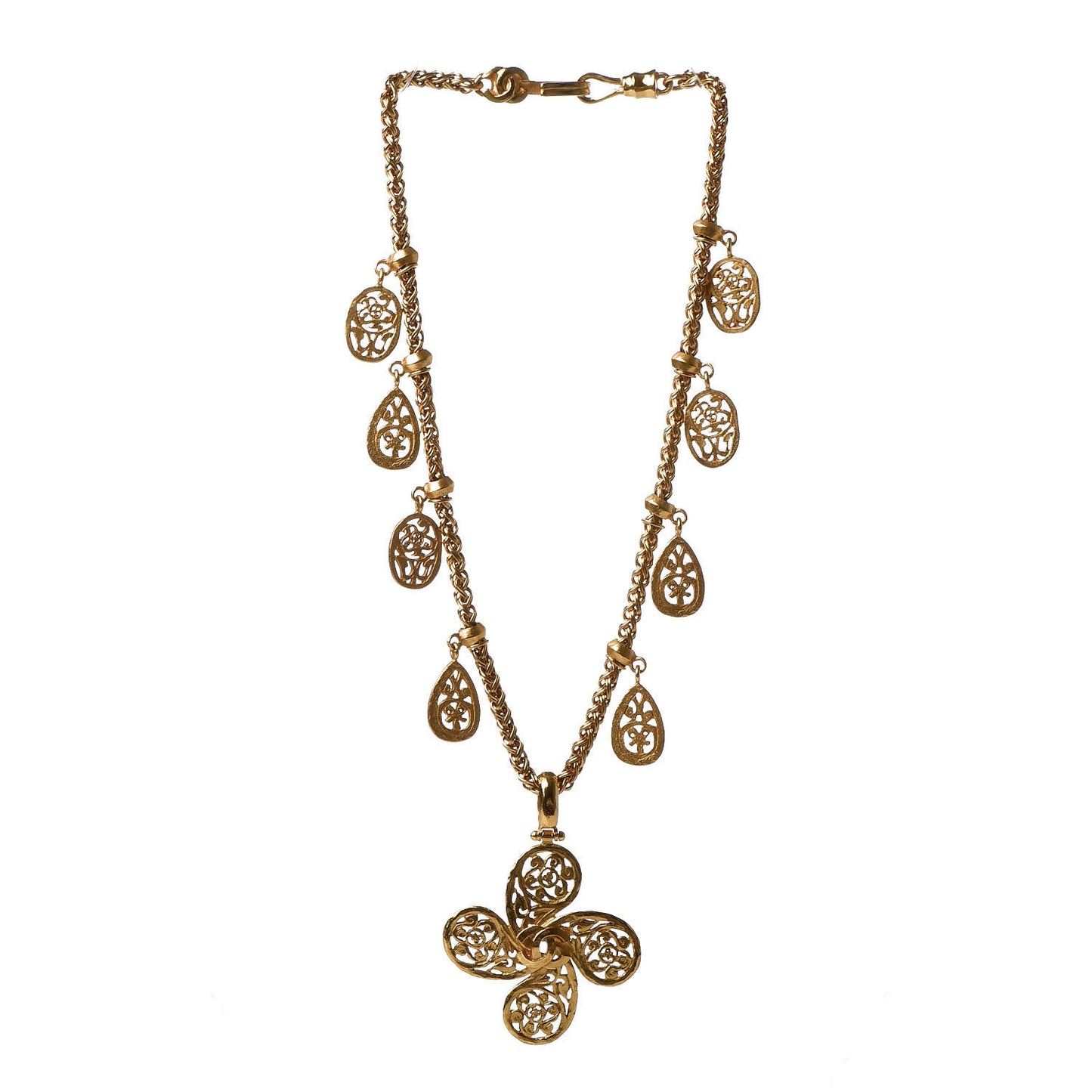 CC Medallions Necklace Gold