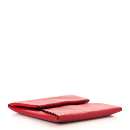 Hermes Evercolor Bastia Verso Coin Purse Rouge Piment Rouge de Coeur 4 of 8