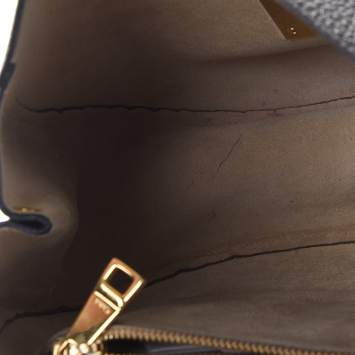 Grained Lambskin Large Drew Shoulder Bag Black