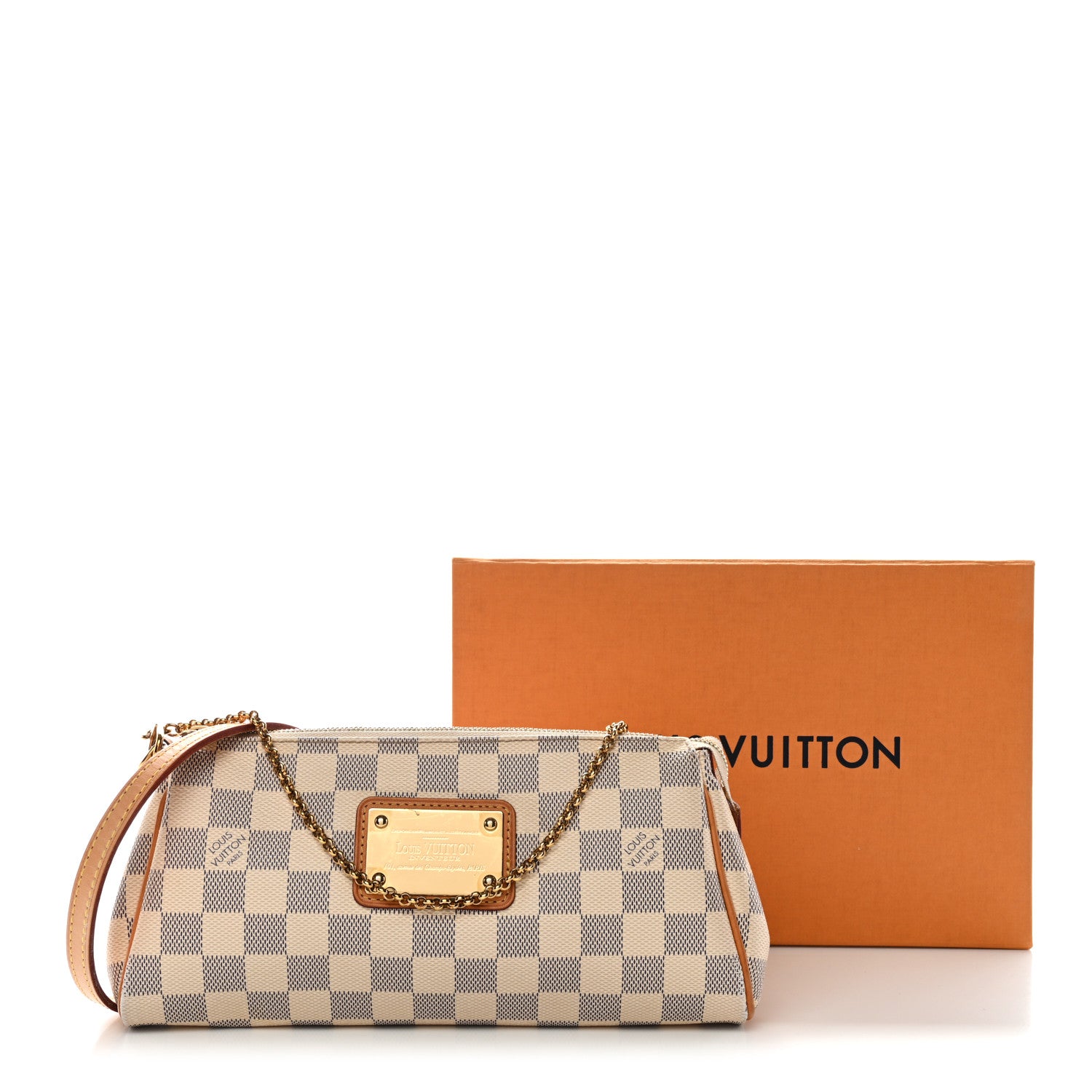 Louis Vuitton Damier Azur Eva Clutch 13 of 13
