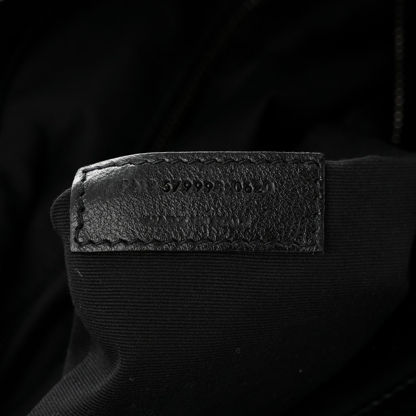 Crinkled Calfskin Matelasse Monogram Medium Niki Shopper Tote Black