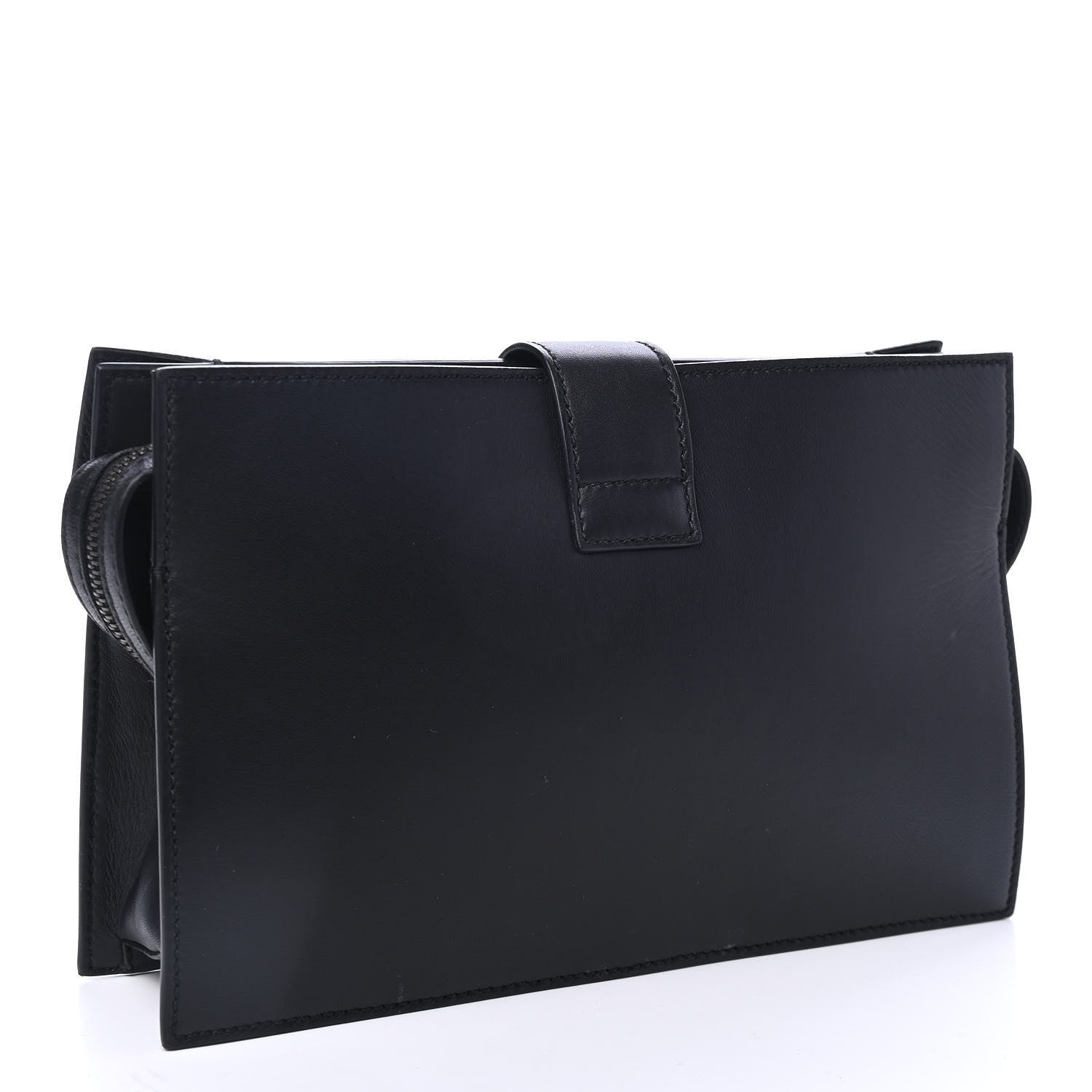 Bottega Veneta Nappa Intrecciato Lock Pouch Black 2 of 4