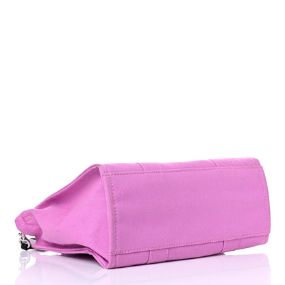 Marc Jacobs Cotton Canvas Medium The Traveler Tote Bag Pink 4 of 19