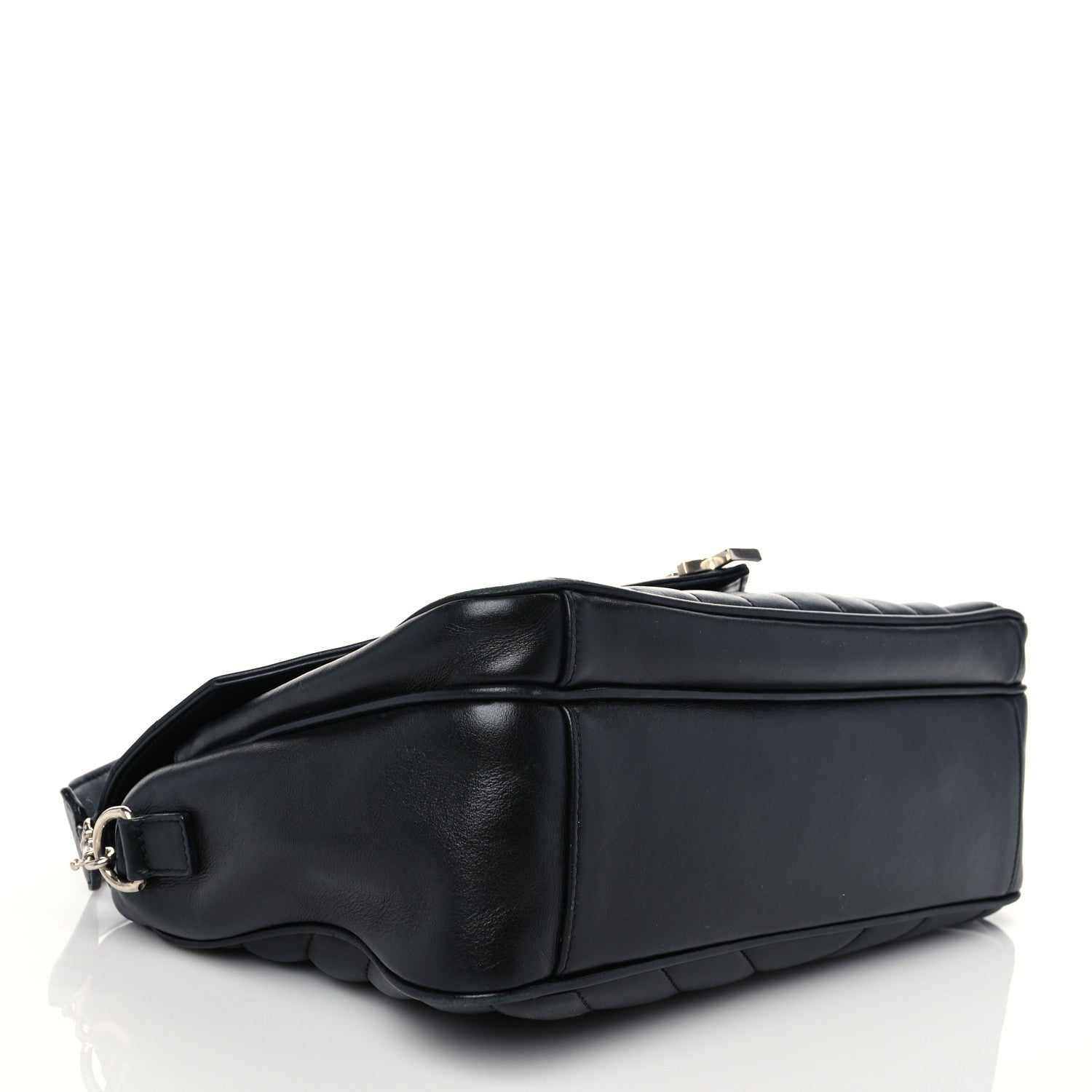Saint Laurent Calfskin Y Quilted Monogram Loulou Shoulder Bag Black 4 of 12