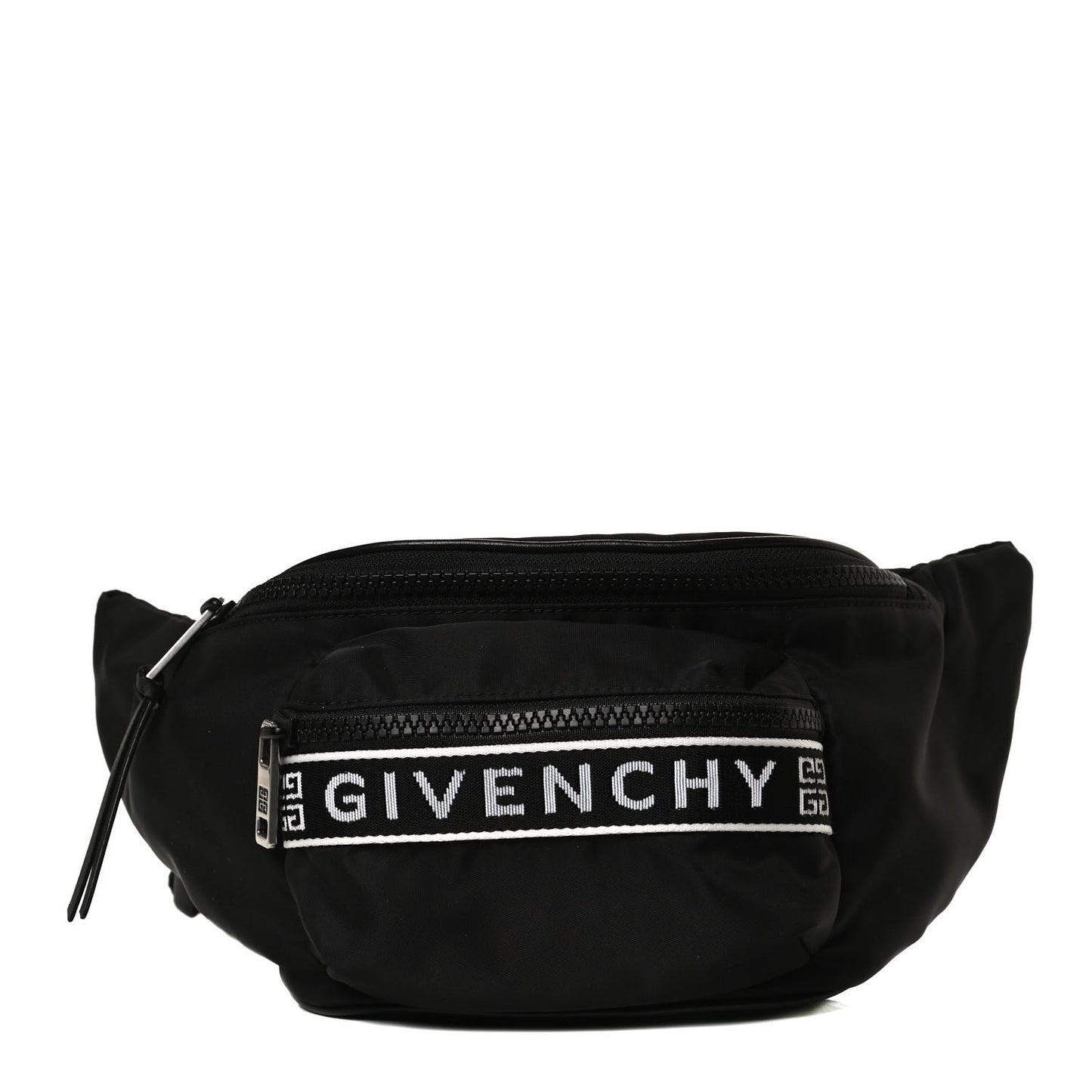 Nylon Logo Belt Bag Black