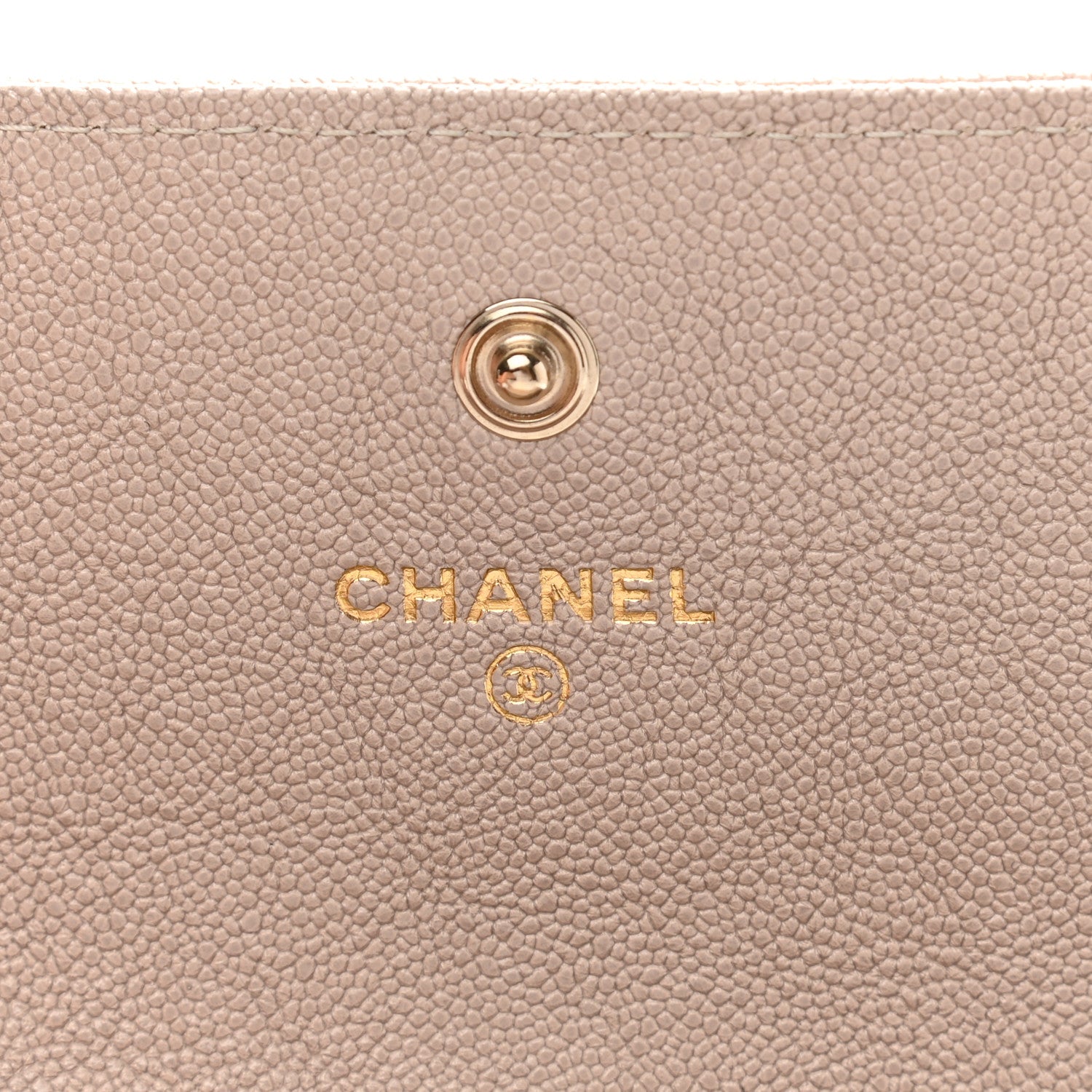 Chanel Caviar Quilted Large Boy Gusset Flap Wallet Beige 6 of 10