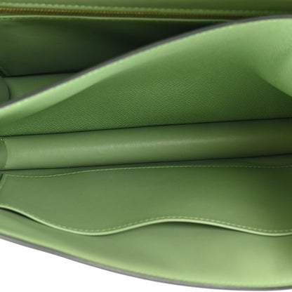 Hermes Epsom Constance 24 Vert Criquet 5 of 10