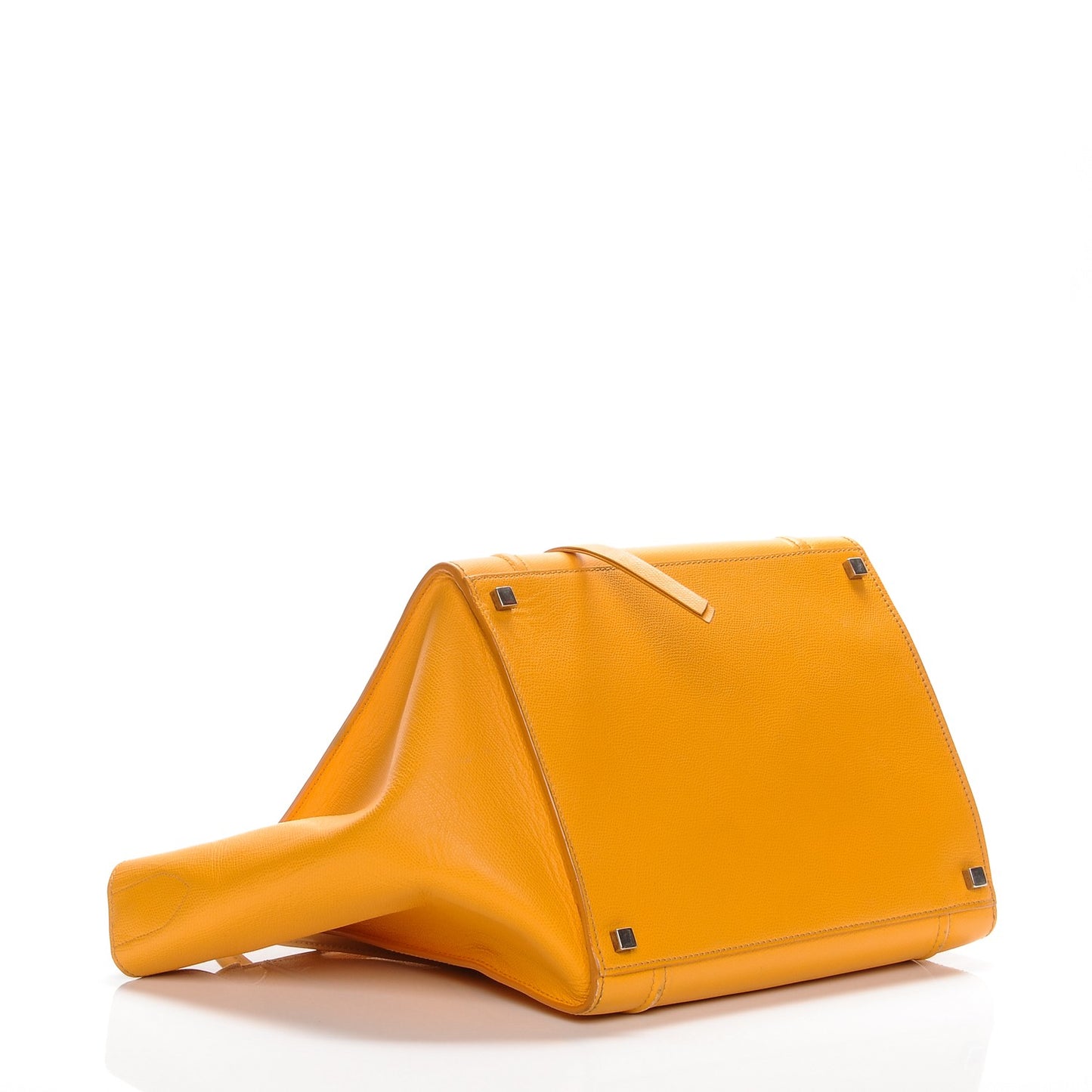 Grained Calfskin Medium Phantom Luggage Yellow