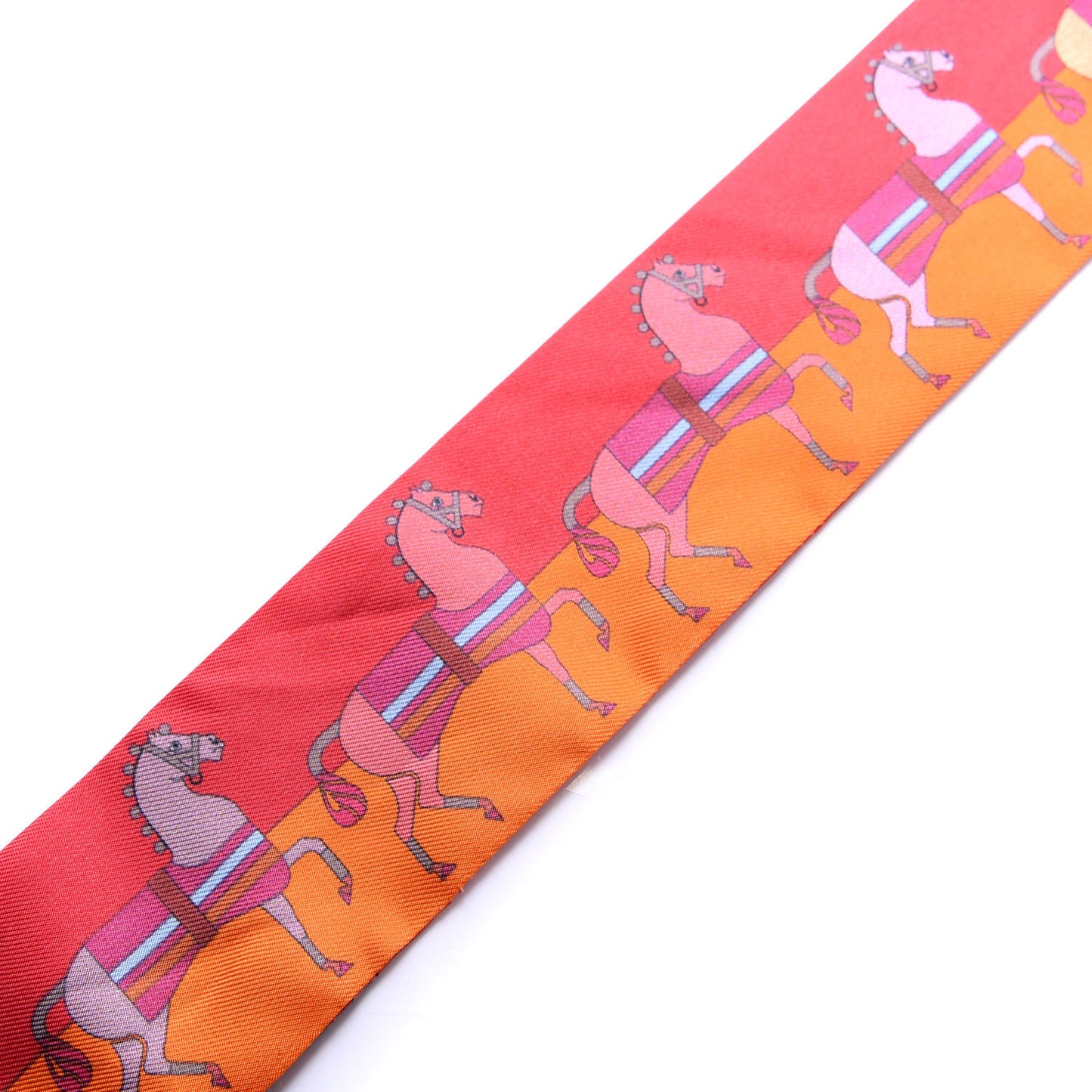 Silk Rocabar Twilly Orange Rouge Framboise