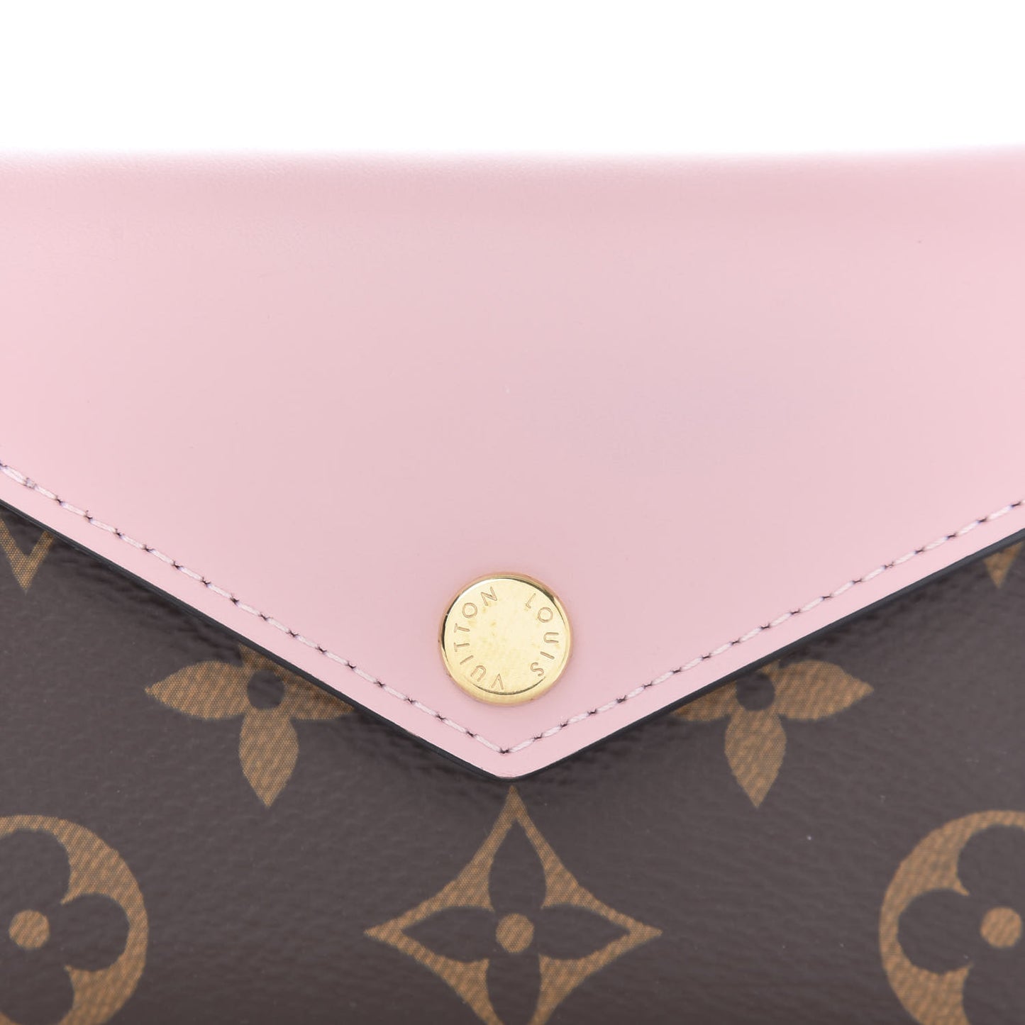Monogram Zoe Wallet Rose Ballerine