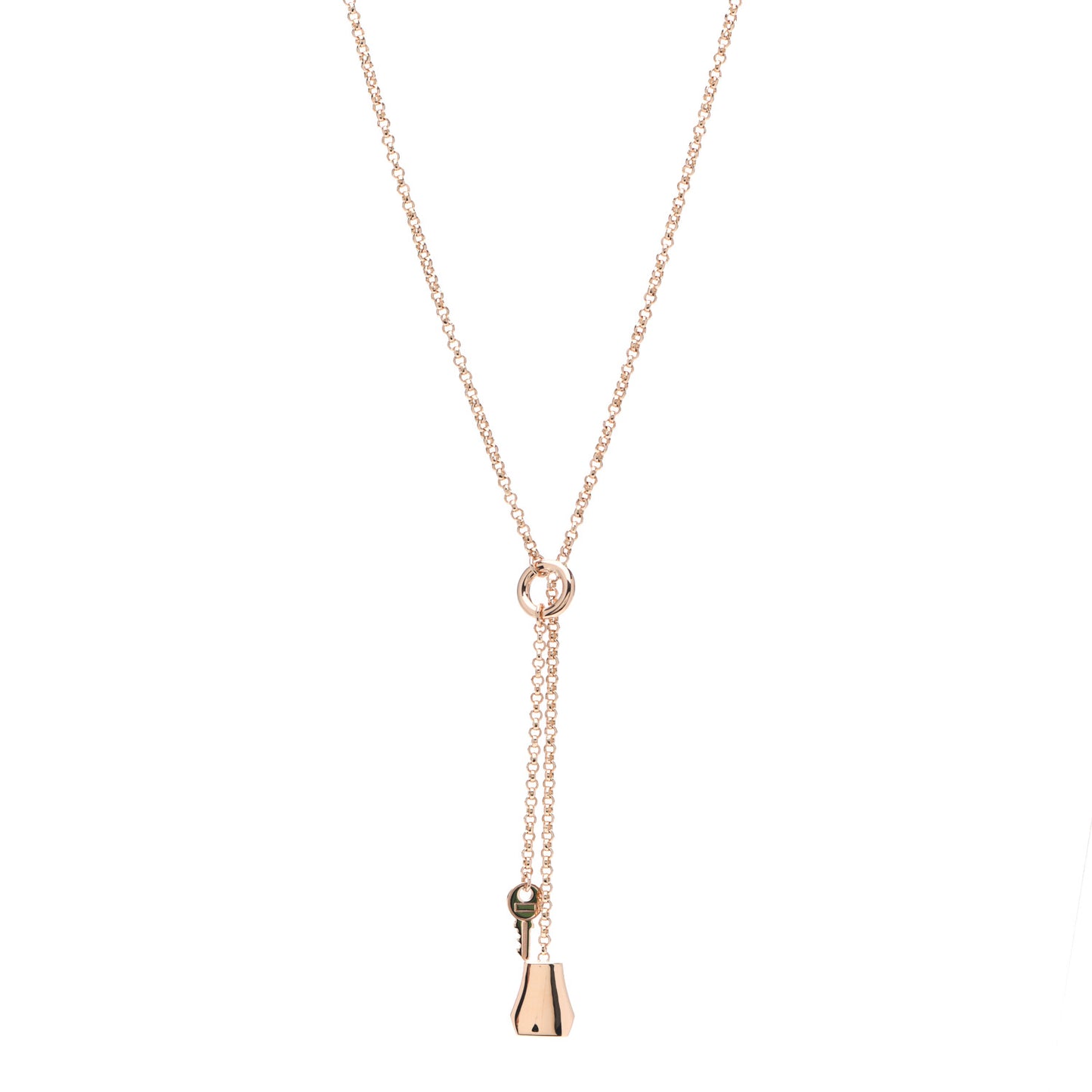 18K Rose Gold PM Kelly Clochette Necklace