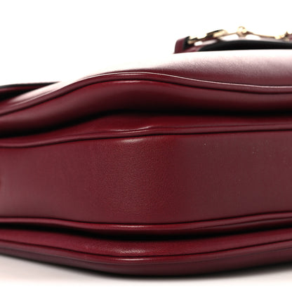 Gucci Arabella Calfskin Horsebit 1955 Soft Small Shoulder Bag Rosso Ancora 11 of 12