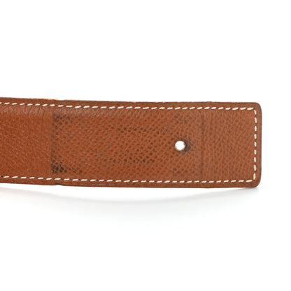 Hermes Box Courchevel 32mm Belt Strap 70 Gold 3 of 10