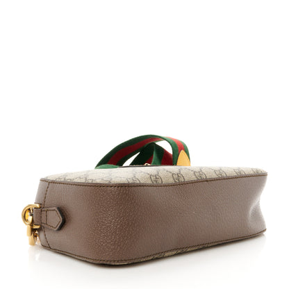 Gucci GG Supreme Monogram Web Neo Vintage Shoulder Bag Beige New Acero Crop 4 of 10