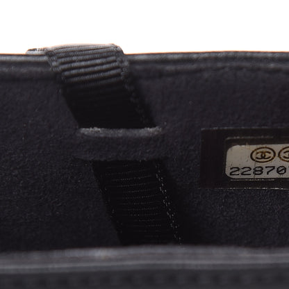 Chanel Lambskin Quilted Chain Around Phone Holder Black 7 of 9