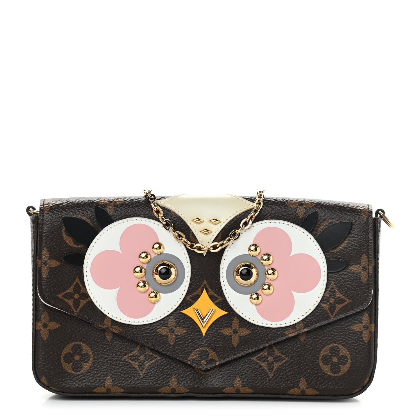 Monogram Lovely Birds Pochette Felicie Chain Wallet