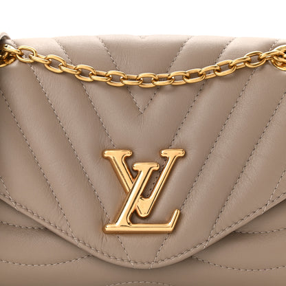 Louis Vuitton Calfskin LV New Wave Chain Bag Taupe 7 of 9