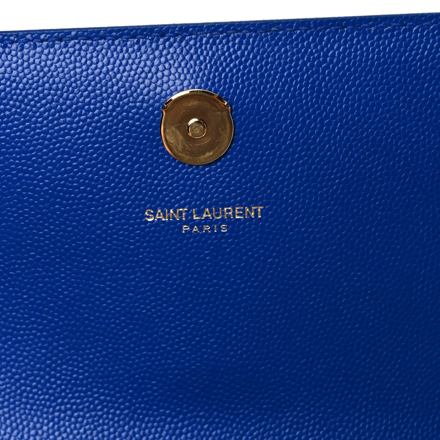 Grain De Poudre Small Classic Monogram Kate Satchel Electric Blue