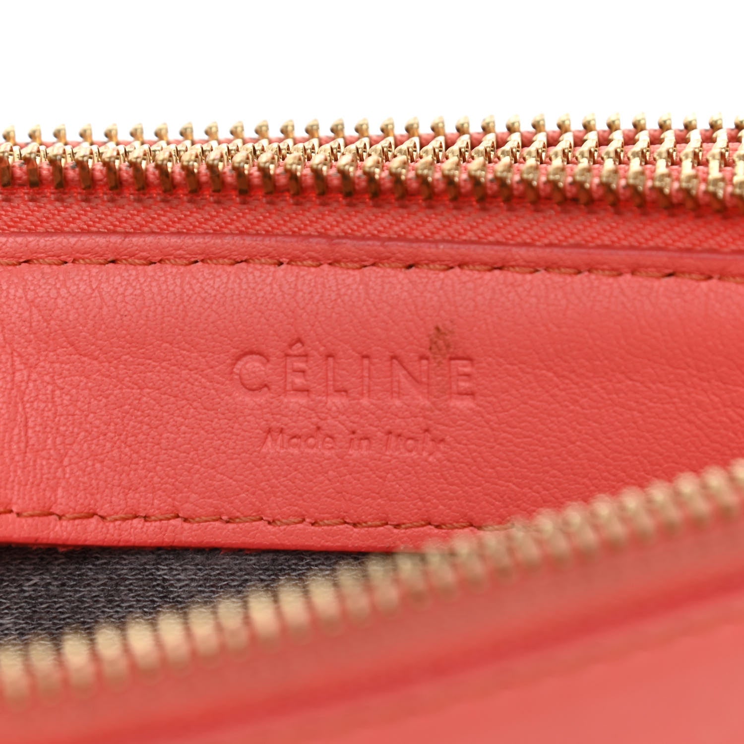 Celine Lambskin Small Trio Crossbody Bag Light Ruby 8 of 18