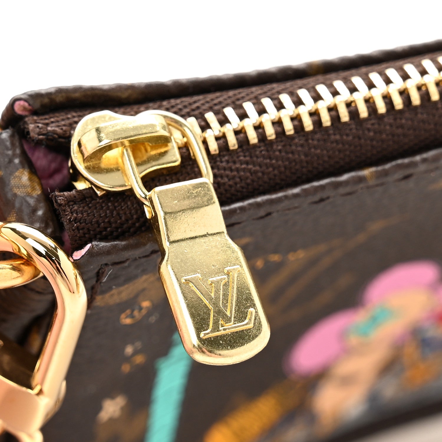 Louis Vuitton Monogram 2022 Christmas Animation Paris Mini Pochette Accessories Pink 8 of 8