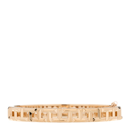 Tiffany 18K Rose Gold Narrow T True Hinged Bangle Bracelet 1 of 4
