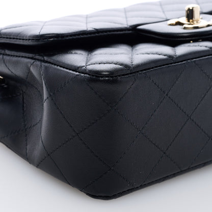 Chanel Lambskin Quilted Mini Rectangular Flap Black 7 of 8