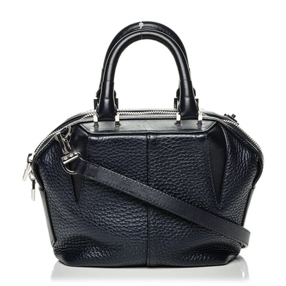 Alexander Wang Pebbled Calfskin Mini Emile Navy 1 of 8