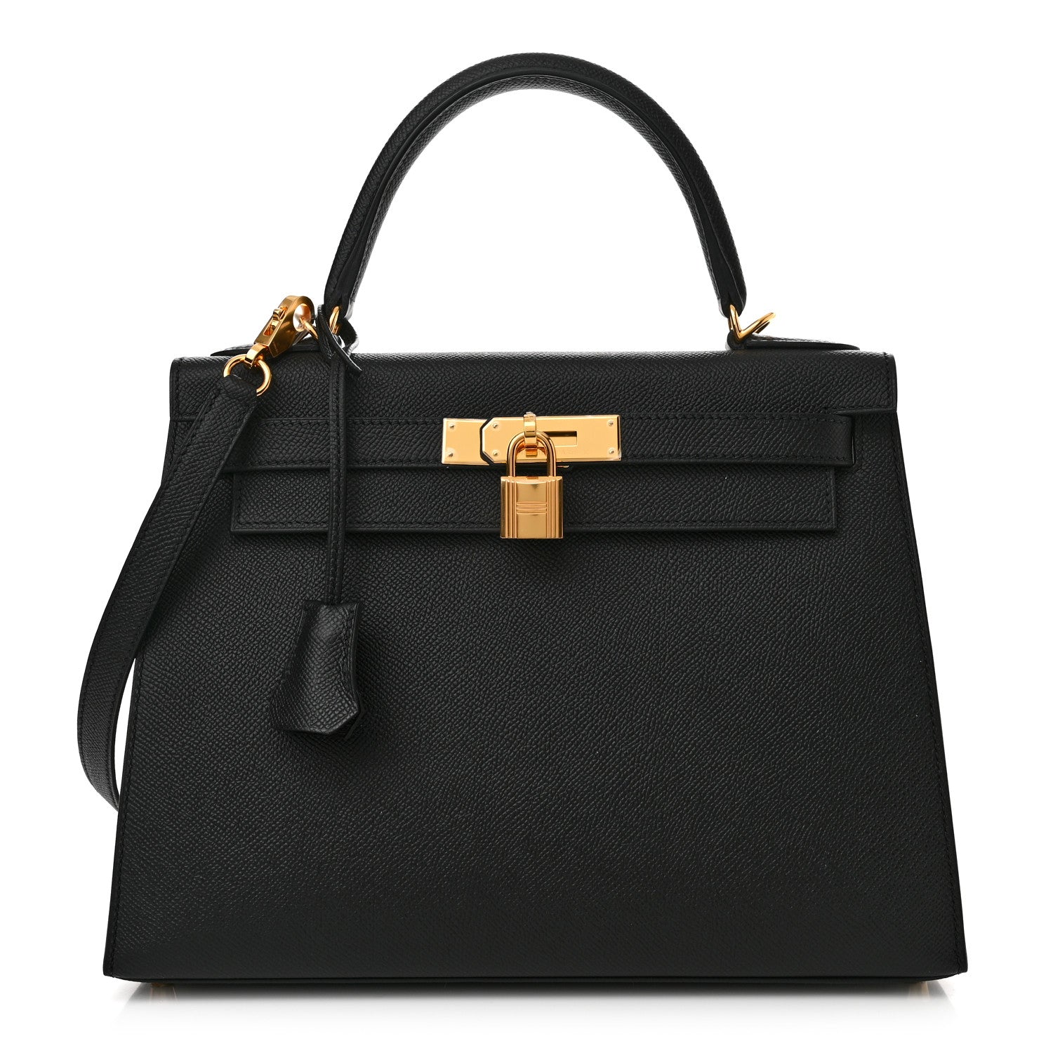 Hermes Epsom Kelly Sellier 28 Black 1 of 11