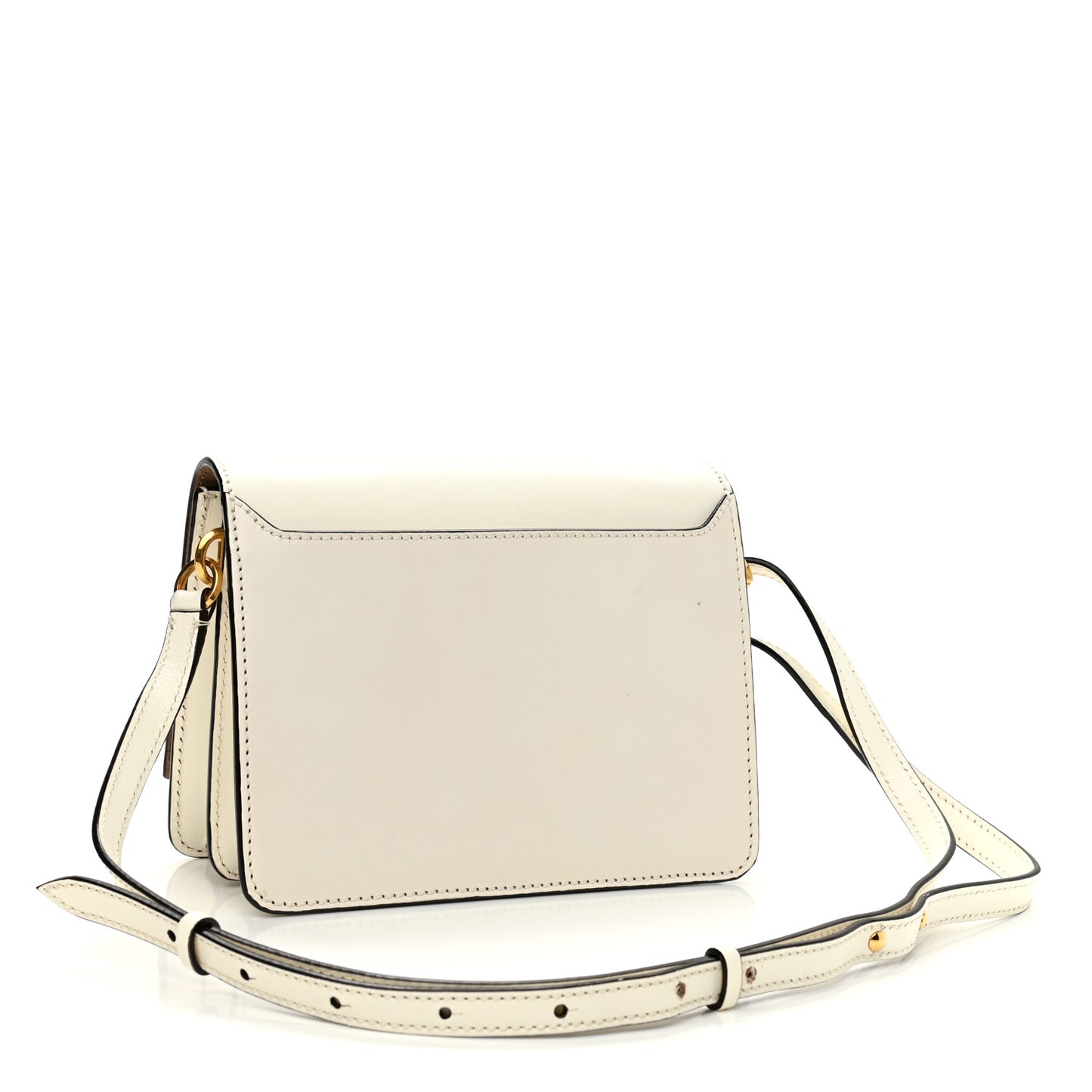 Calfskin Madeline Shoulder Bag White