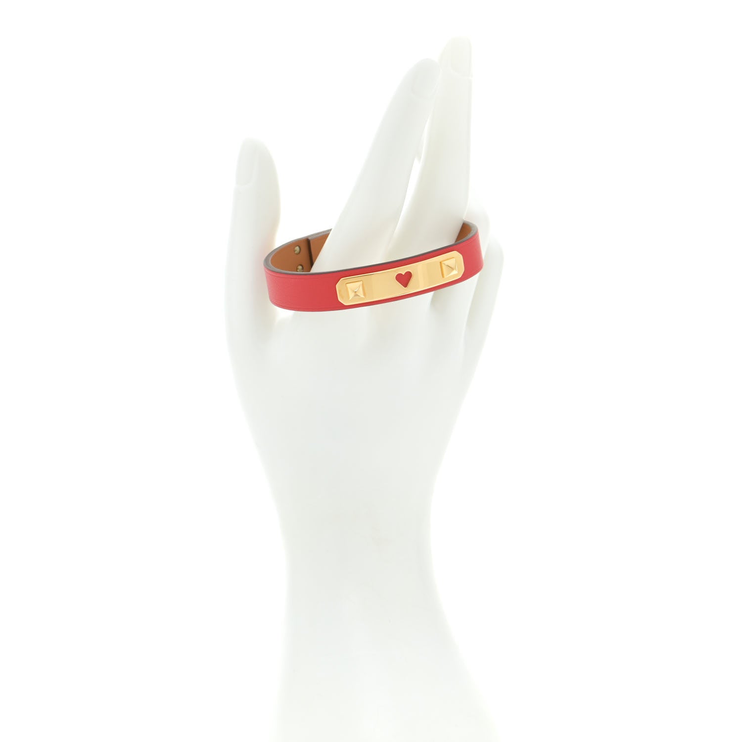 Hermes Swift As De Coeur Bracelet T3 Rouge De Coeur 2 of 7