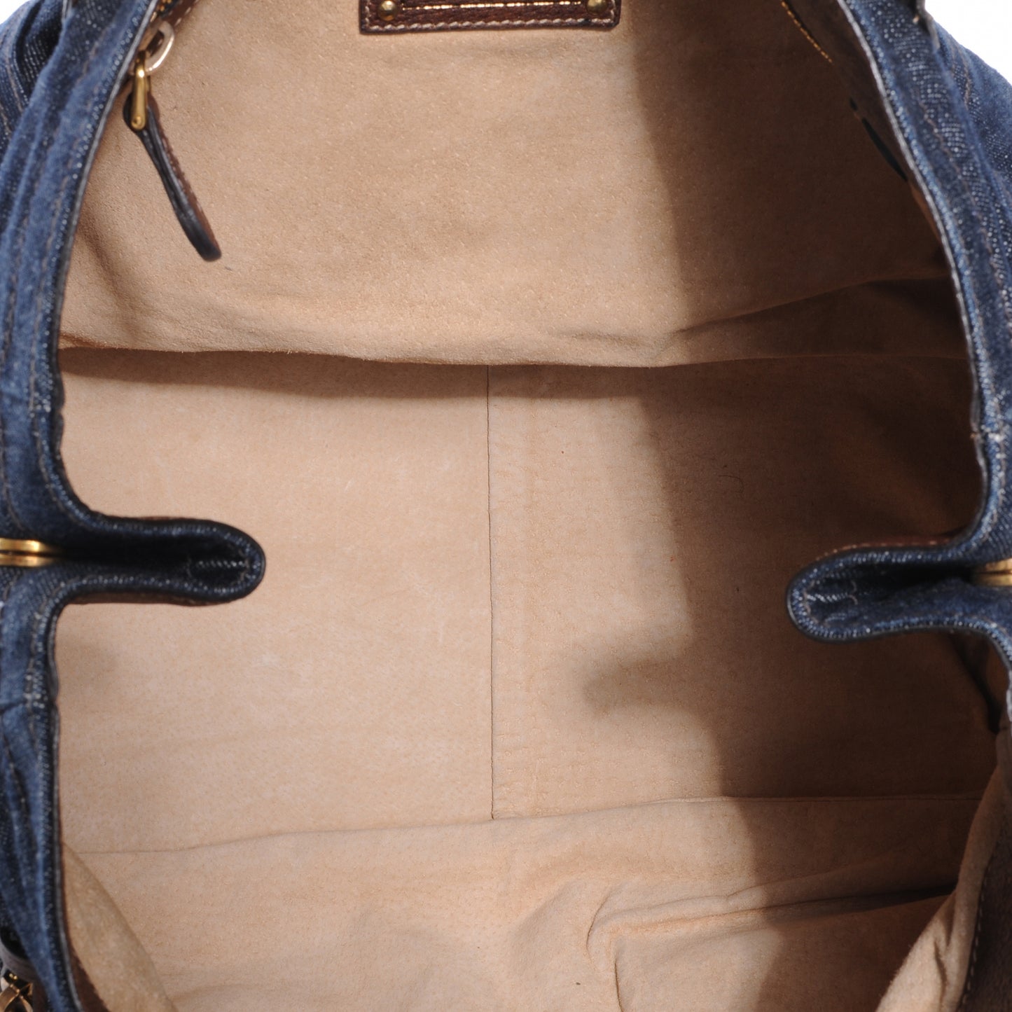 Denim Shoulder Bag Blue