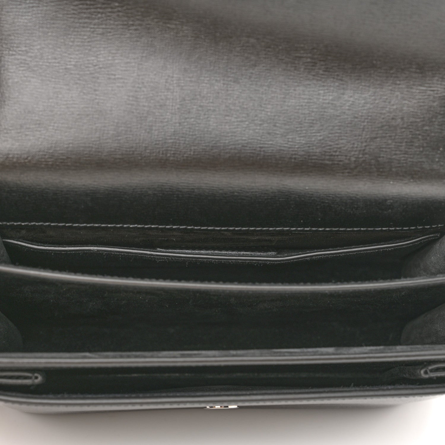 Saint Laurent Calfskin Medium Monogram Monochrome Sunset Black 5 of 11