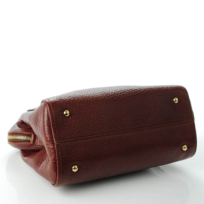 Fendi Pebbled Calfskin Small Chameleon Tote Cognac 4 of 7