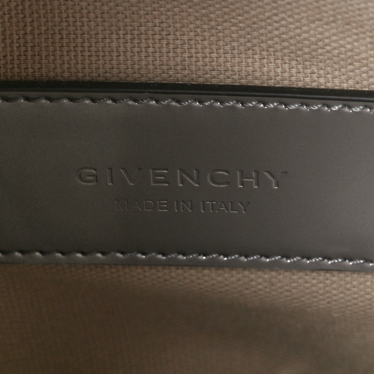 Givenchy Patent Embossed Antigona Portfolio Pouch Silvery 6 of 8