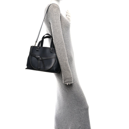 Loewe Calfskin Small Gate Tote Midnight Blue 2 of 9