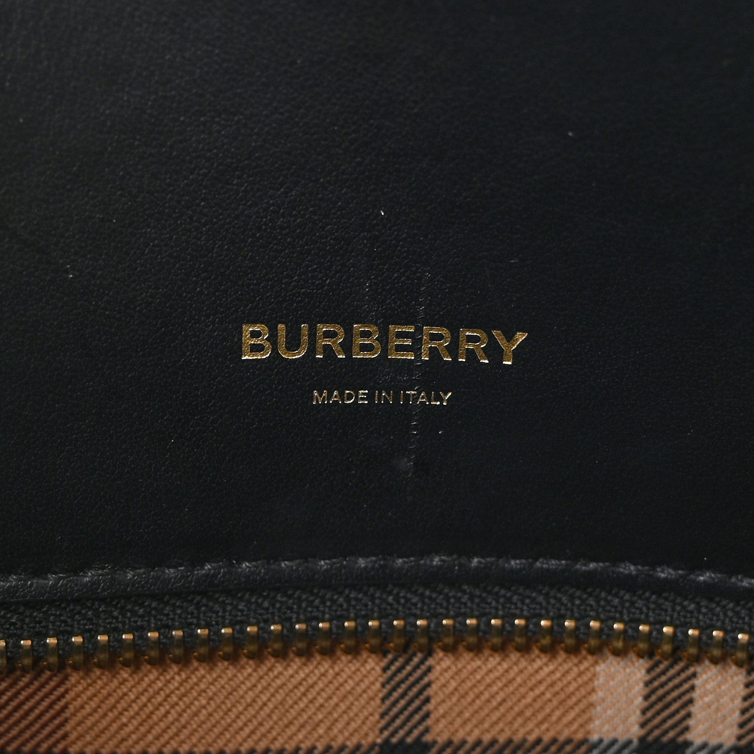 Burberry Wool Tartan Two Handle Title Bag Dark Green 6 of 9