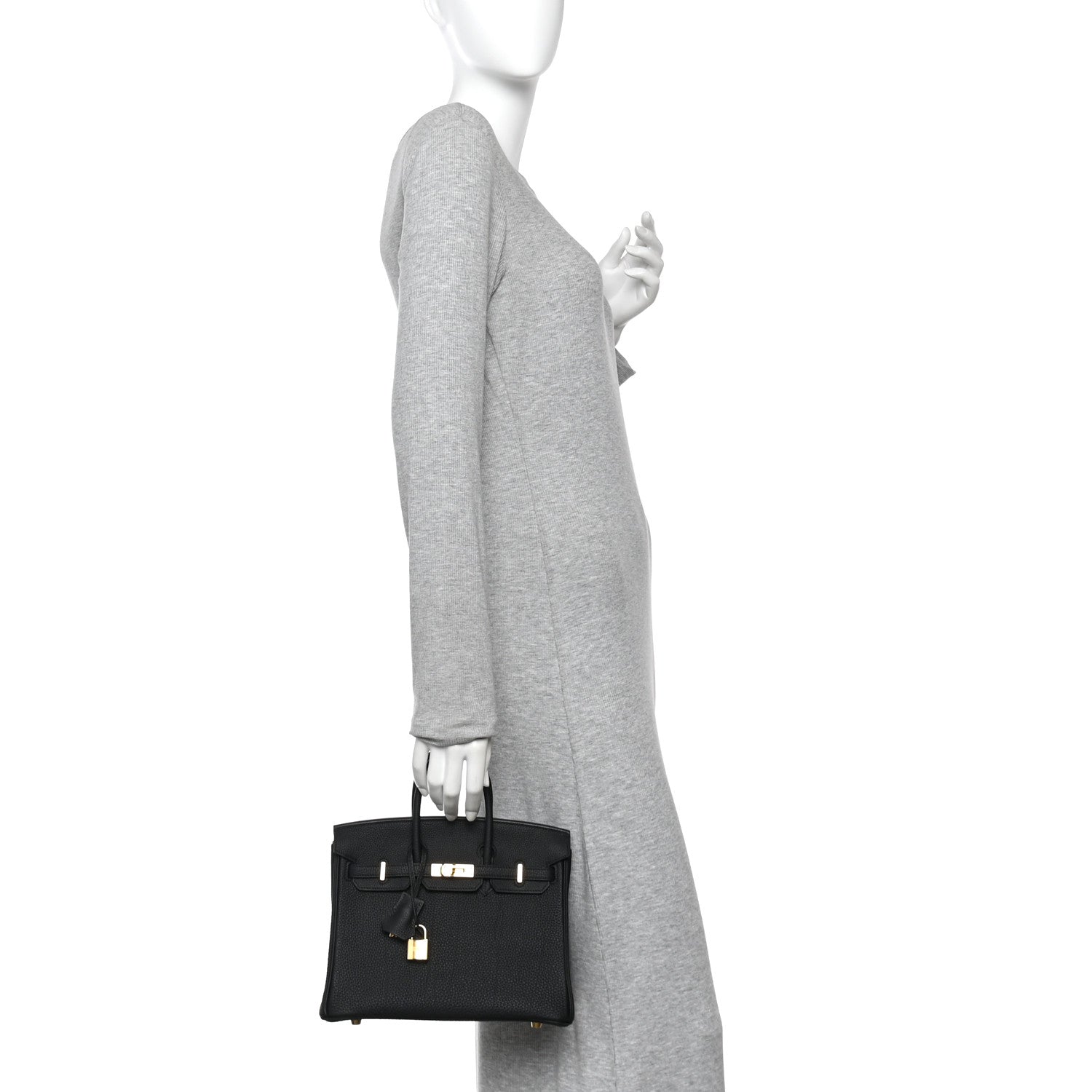 Hermes Togo Birkin 25 Black 2 of 16