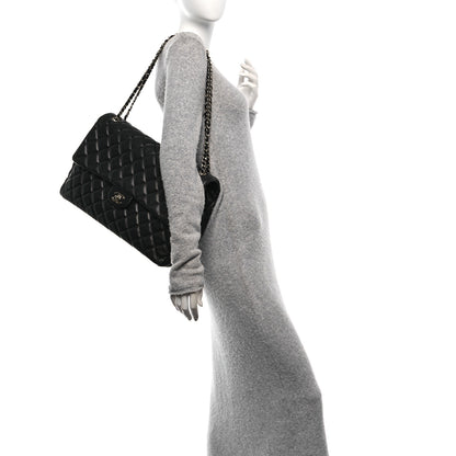 Chanel Caviar Quilted XXL Travel Flap Bag Black 2 of 10