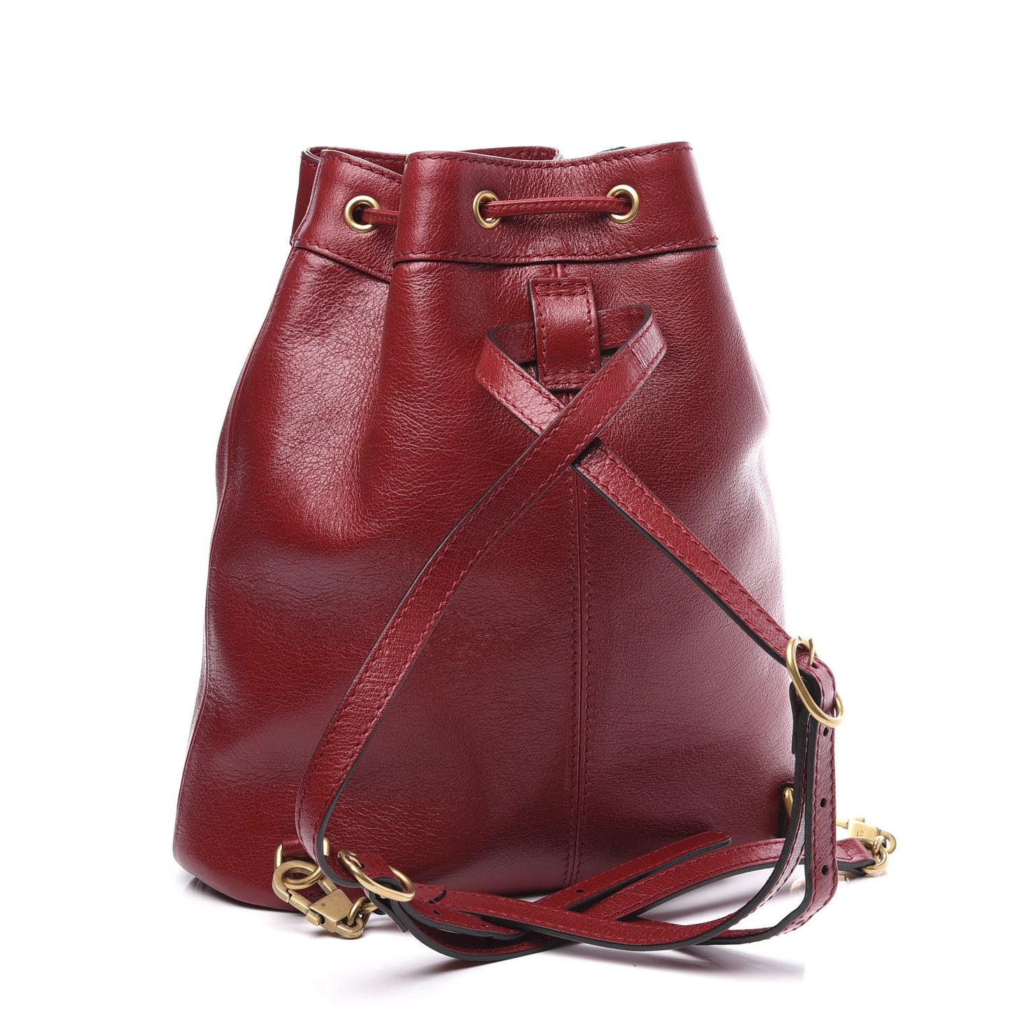 Piuma Lux Energy Medium Re(Belle) Convertible Bucket Bag Hibiscus Red