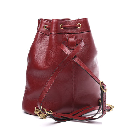 Gucci Piuma Lux Energy Medium Re(Belle) Convertible Bucket Bag Hibiscus Red 2 of 11