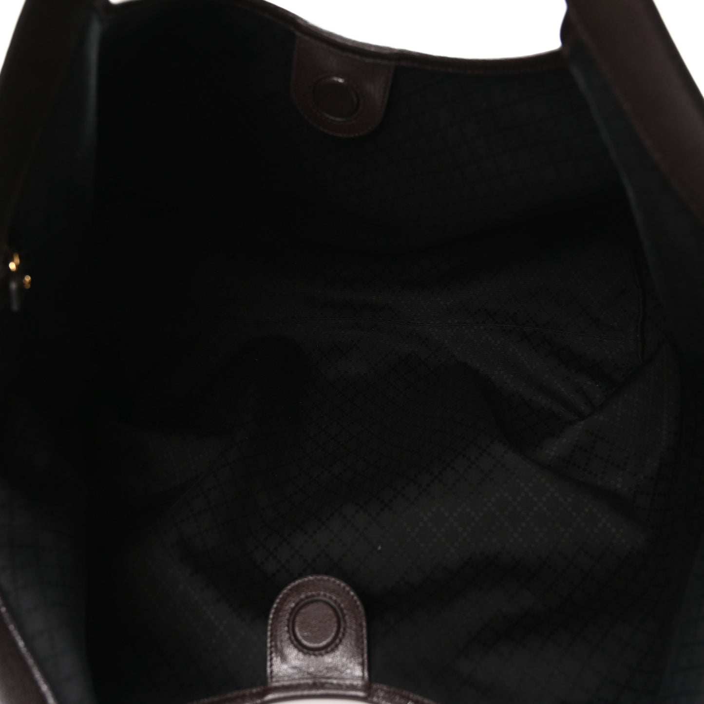 GG Monogram Web Large Giglio Tote Dark Brown
