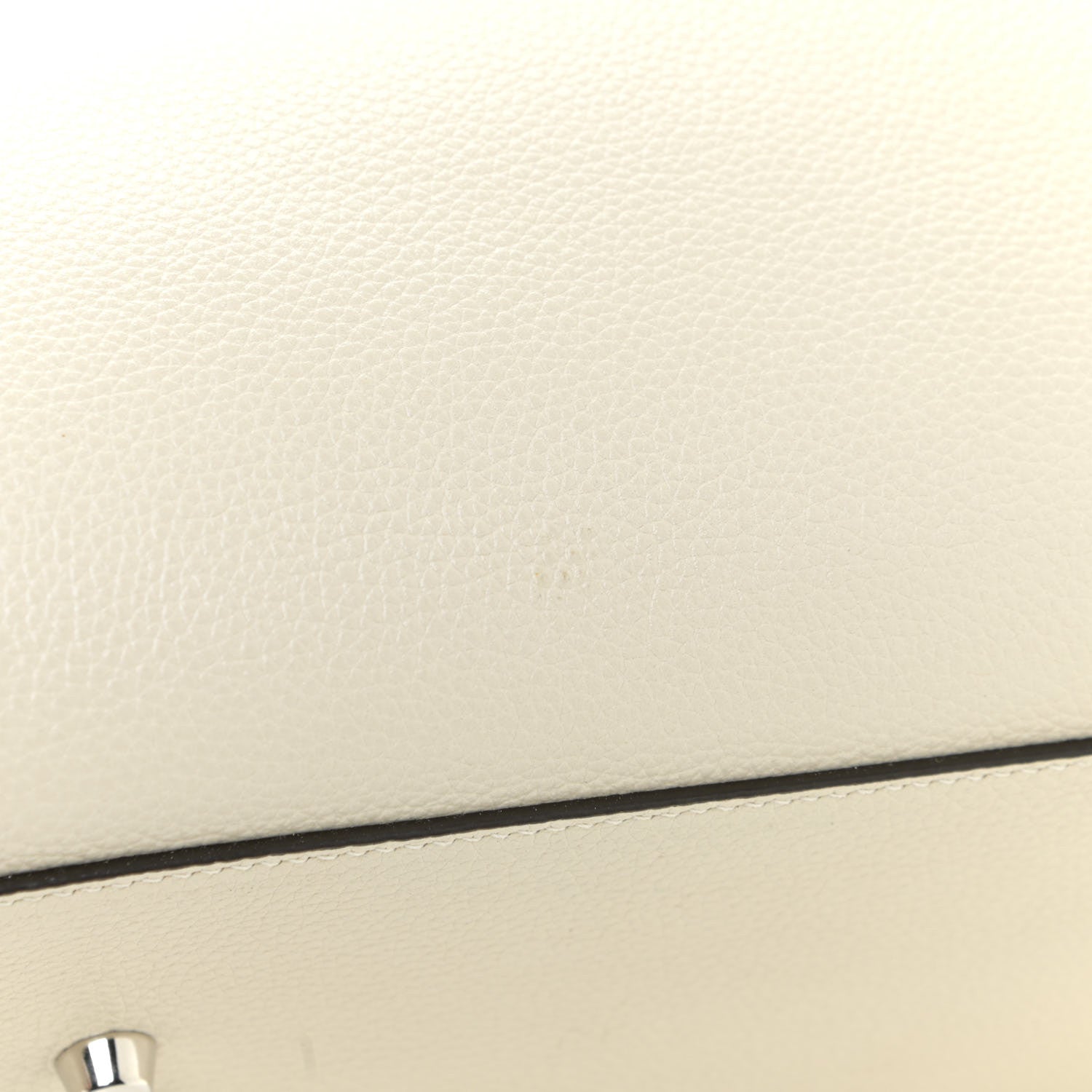 Gucci Grainy Calfskin Medium Zumi Top Handle Bag Mystic White 11 of 13