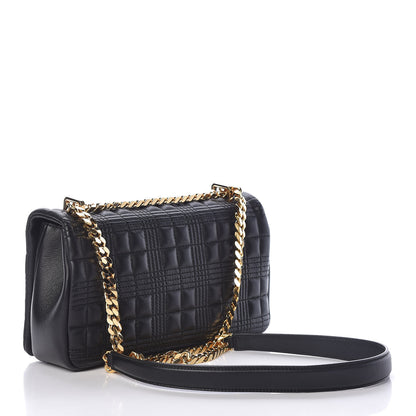 Burberry Lambskin Quilted Lola Bag Black 3 of 13
