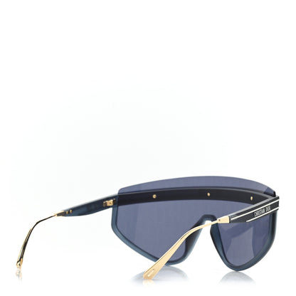 Christian Dior Oblique Mask DiorClub M2U Sunglasses Translucent Blue 4 of 7