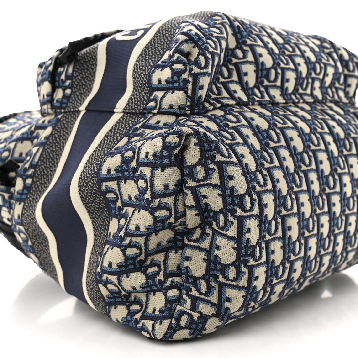 Christian Dior Oblique Diortravel Backpack Blue 9 of 14