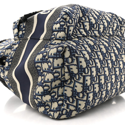 Christian Dior Oblique Diortravel Backpack Blue 9 of 14